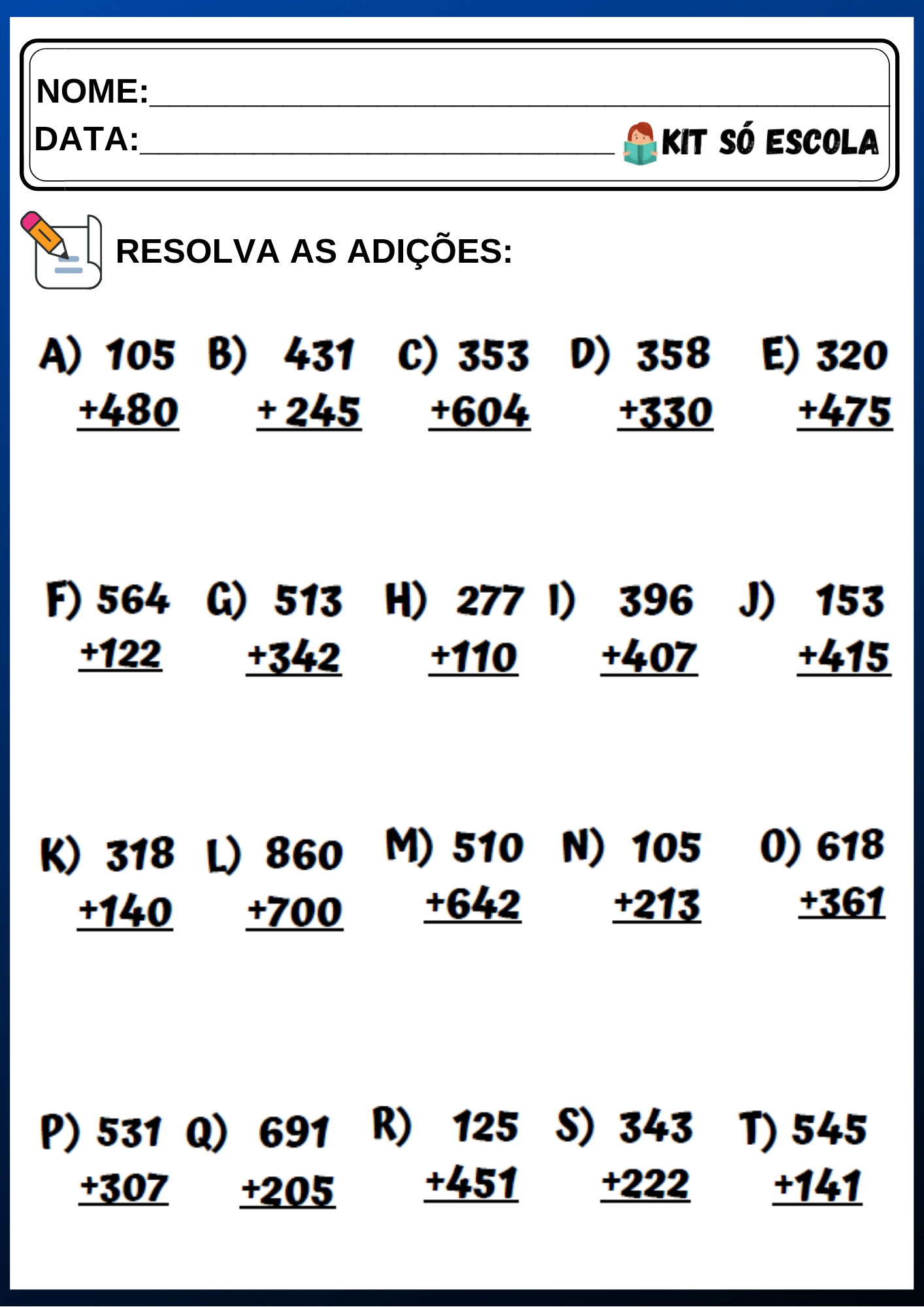 PDFs - Alfabetização - Matemática - EJA - CONTEÚDO COMPLETO - Conquiste  Seus Sonhos