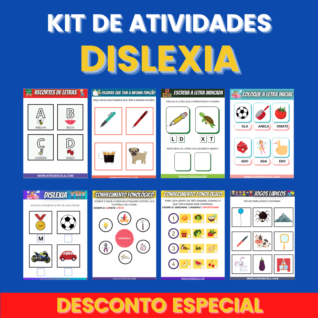 SOS Dislexia, Produtos para Download
