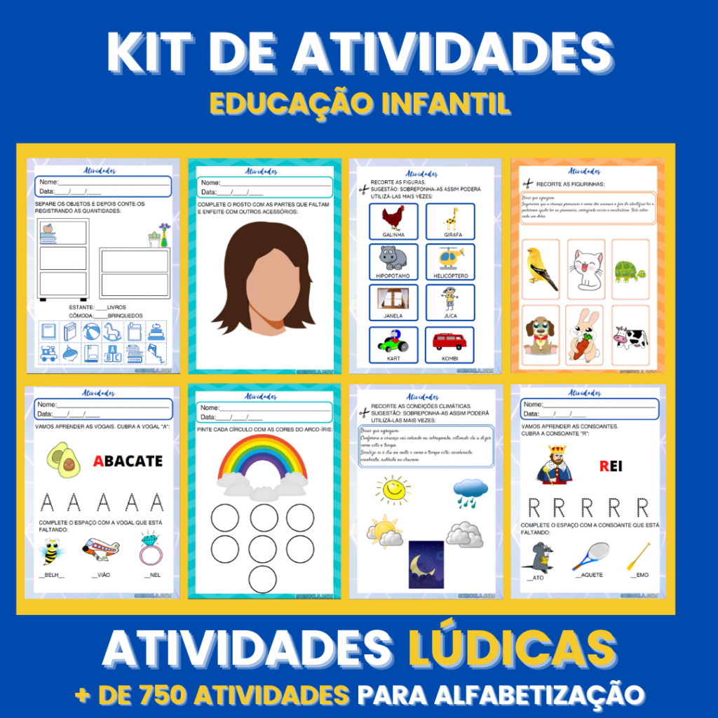 Material Kit SÓ Escola Infantil Afiliados Só Escola 