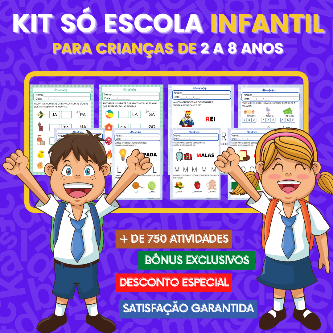 Jogos e brincadeiras educativas — KIT SÓ ESCOLA