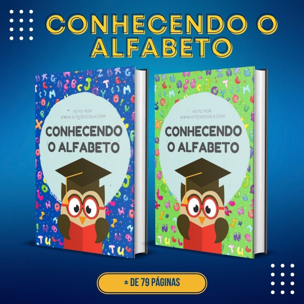 Material de Divulgação CONHECENDO O ALFABETO Afiliados Só Escola